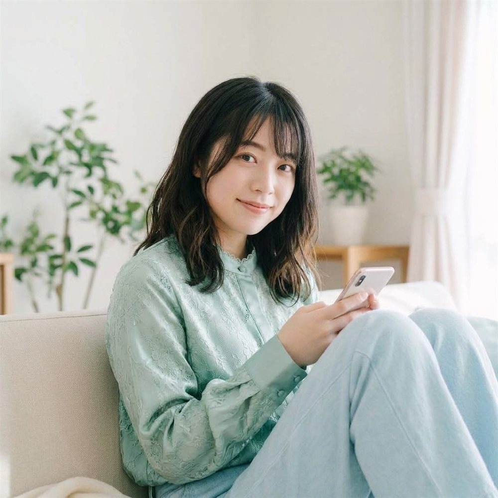未経験から在宅ライブ配信をはじめる女性